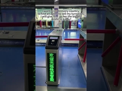 Segurança Tripódio Torneador Porta de barreira RFID Reconhecimento facial 304 Torneador de aço inoxidável