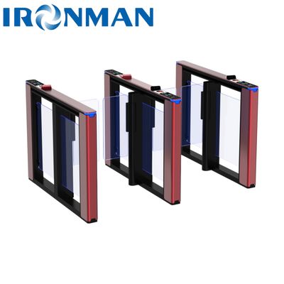 Barreira de balanço de segurança automática Sistema de controlo de acesso do leitor RFID Porta de velocidade