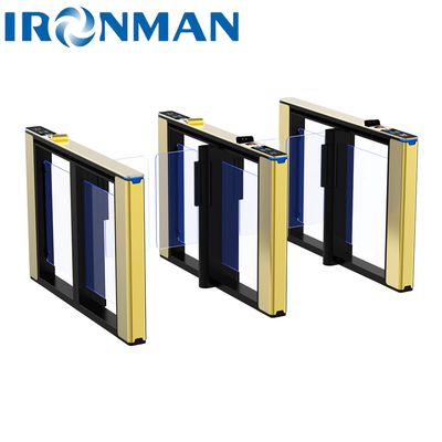 Turnstile de porta de balanço mais popular de reconhecimento facial óptico Speedgate para supermercado