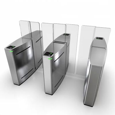 Torniquete de Porta Deslizante Automática 1400*335*980mm com 6 Pares de Detecção Infravermelha em Aço Inoxidável 304